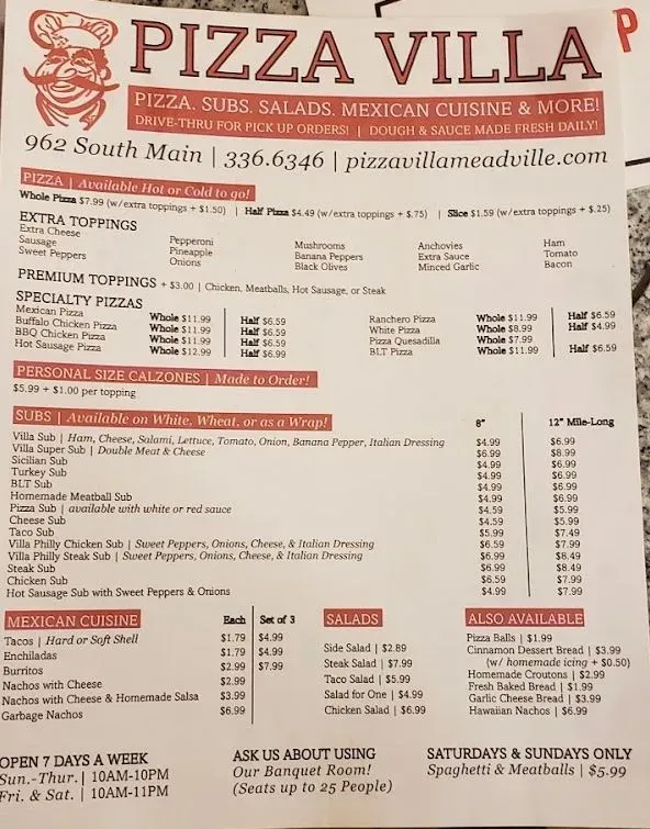 Menu 4