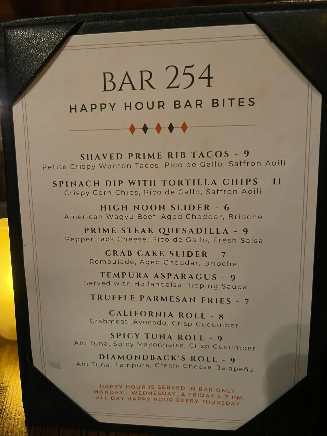 Menu 6