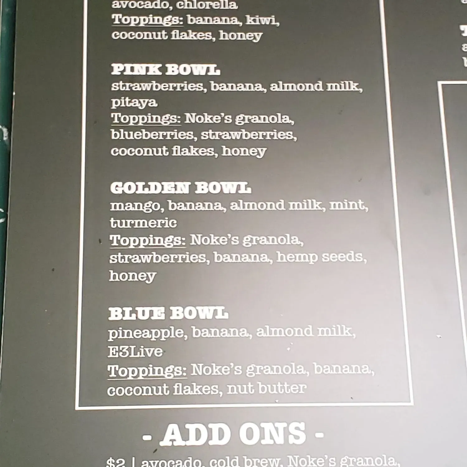 Menu 3