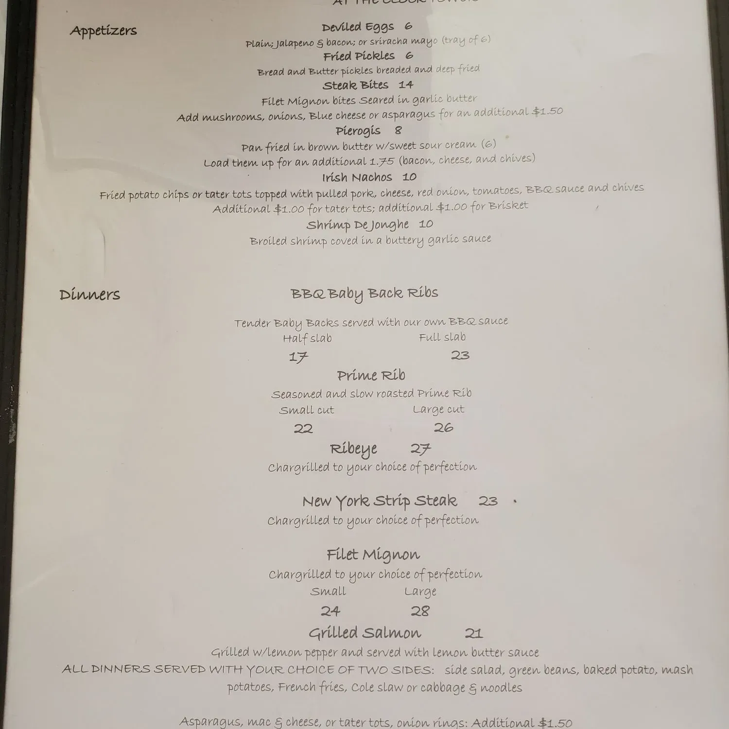 Menu 2