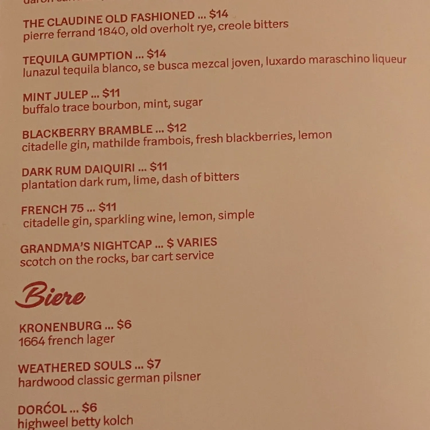 Menu 2