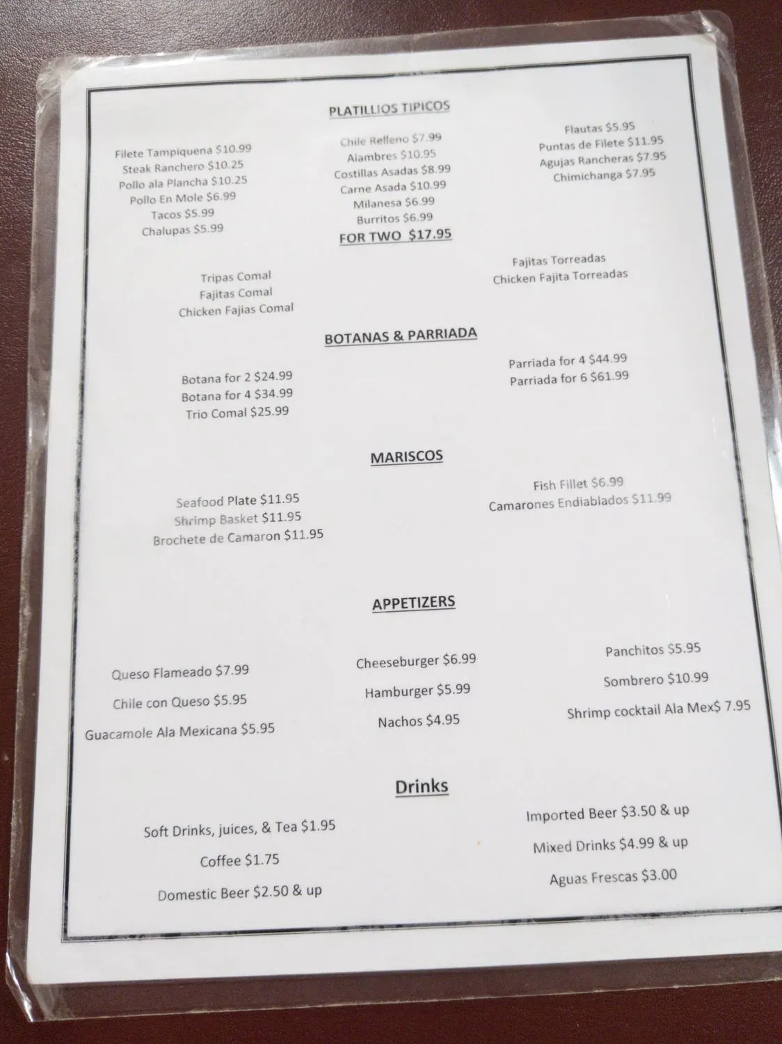 Menu 2