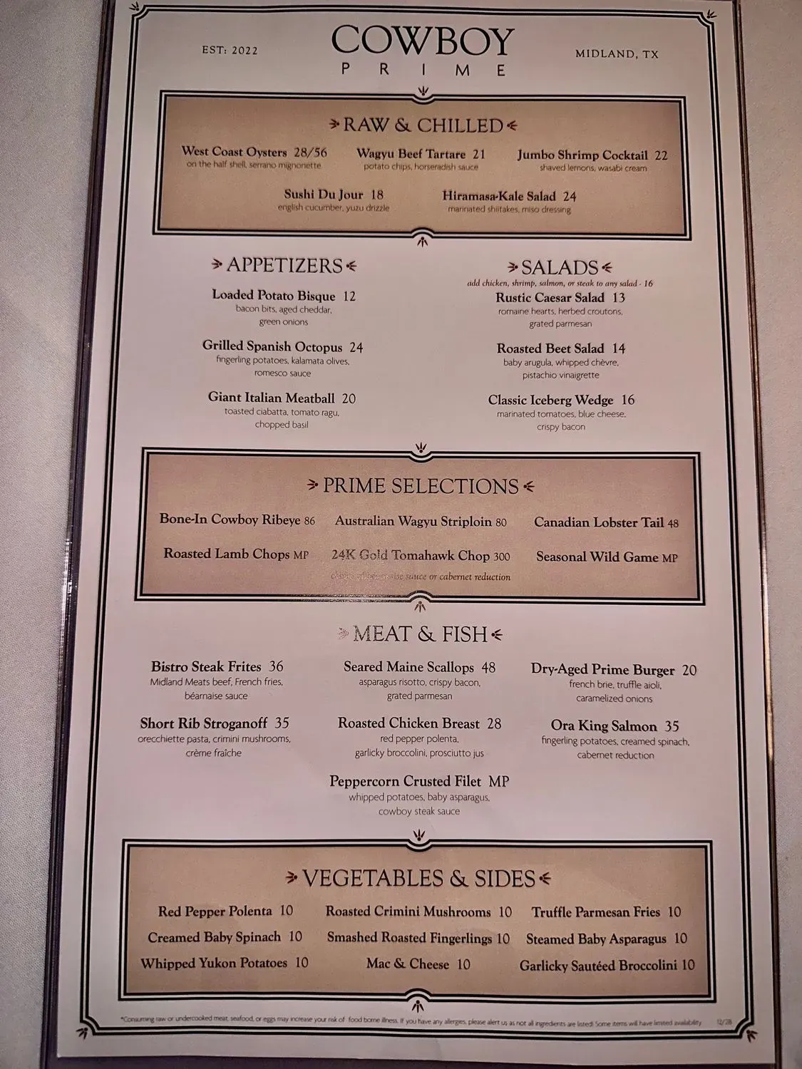 Menu 2