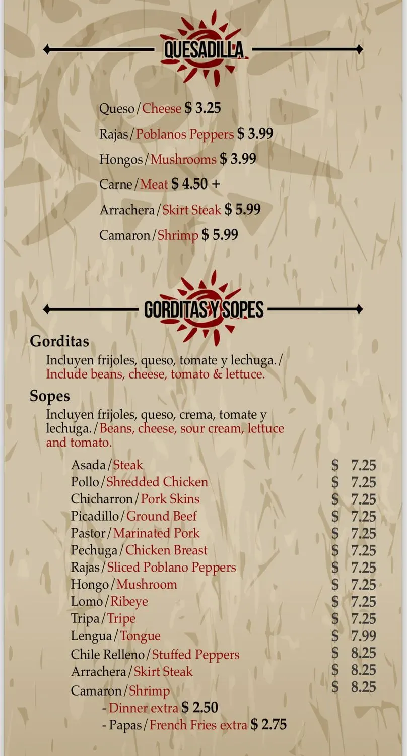 Menu 5