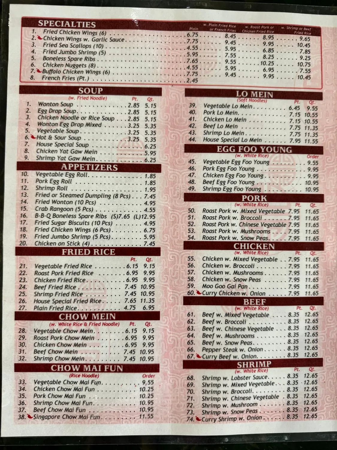 Menu 2