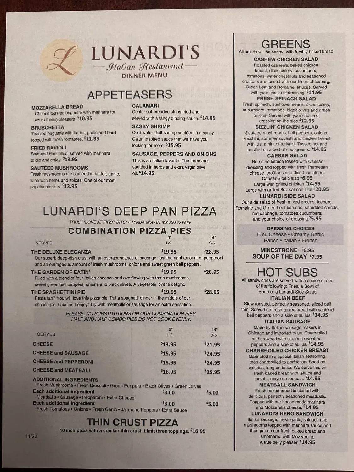 Menu 2