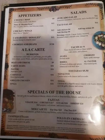 Menu 6