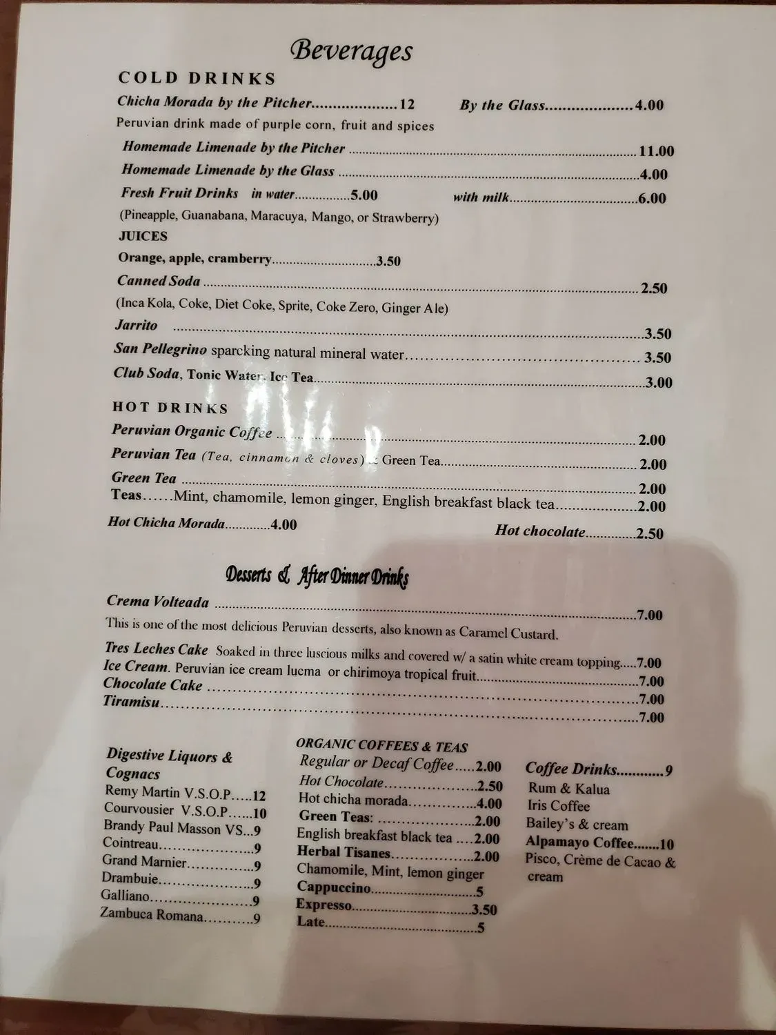 Menu 2