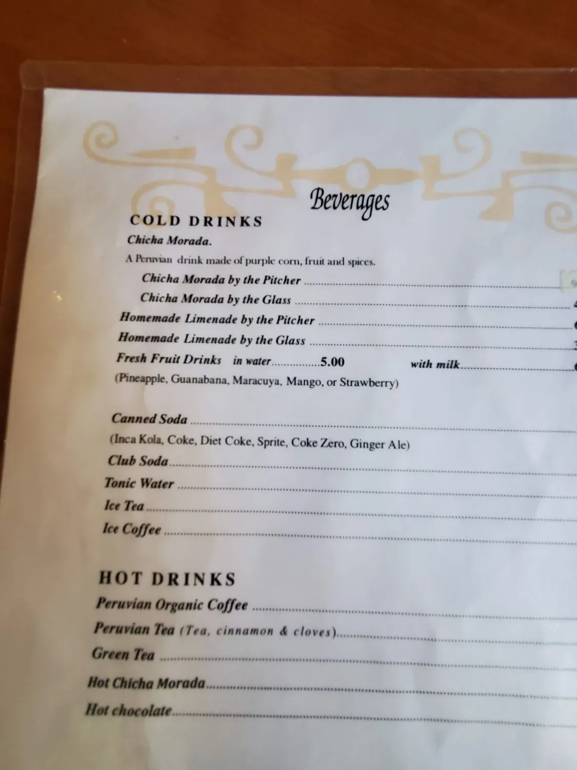 Menu 4