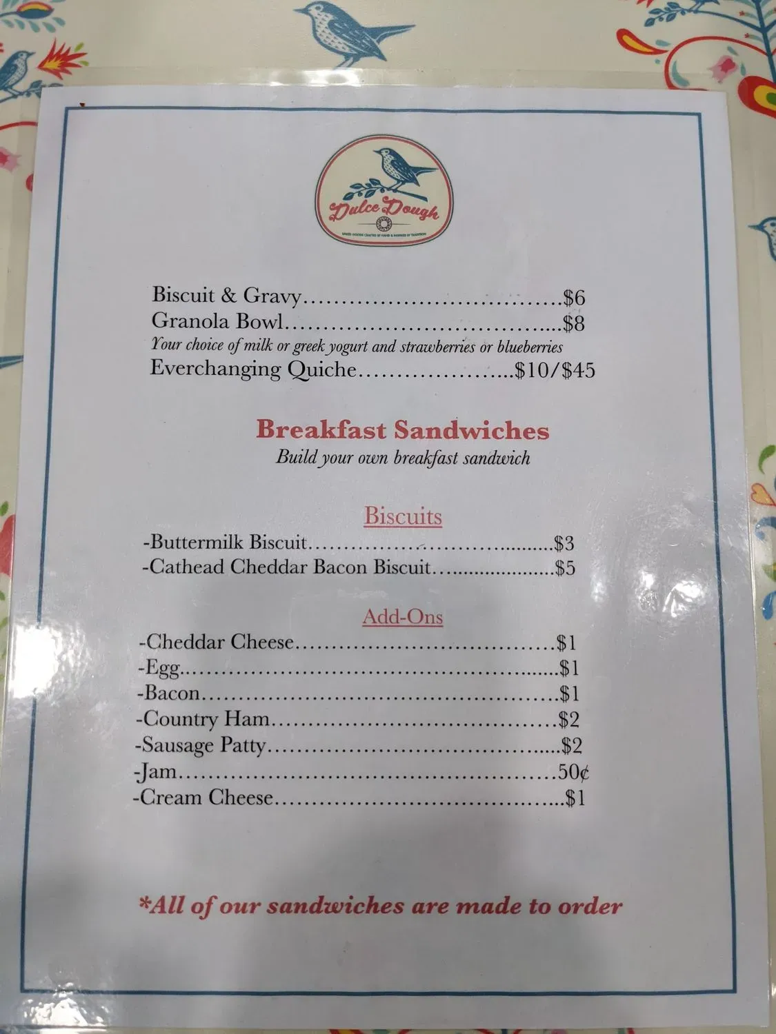 Menu 2