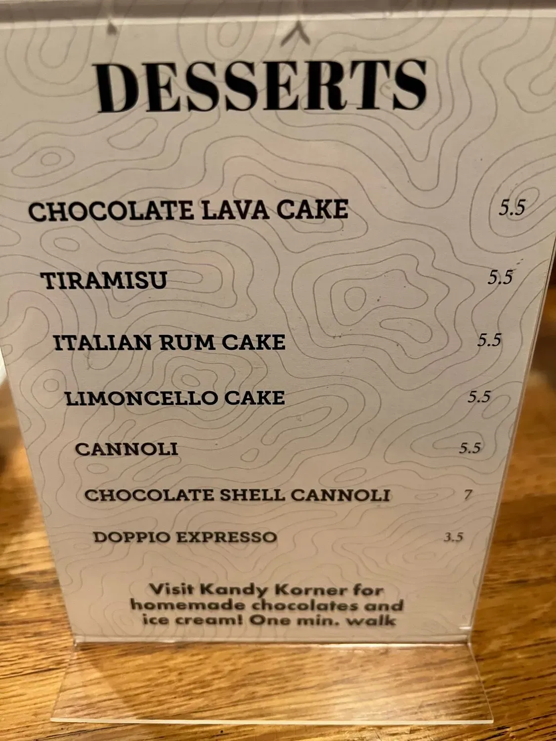 Menu 5