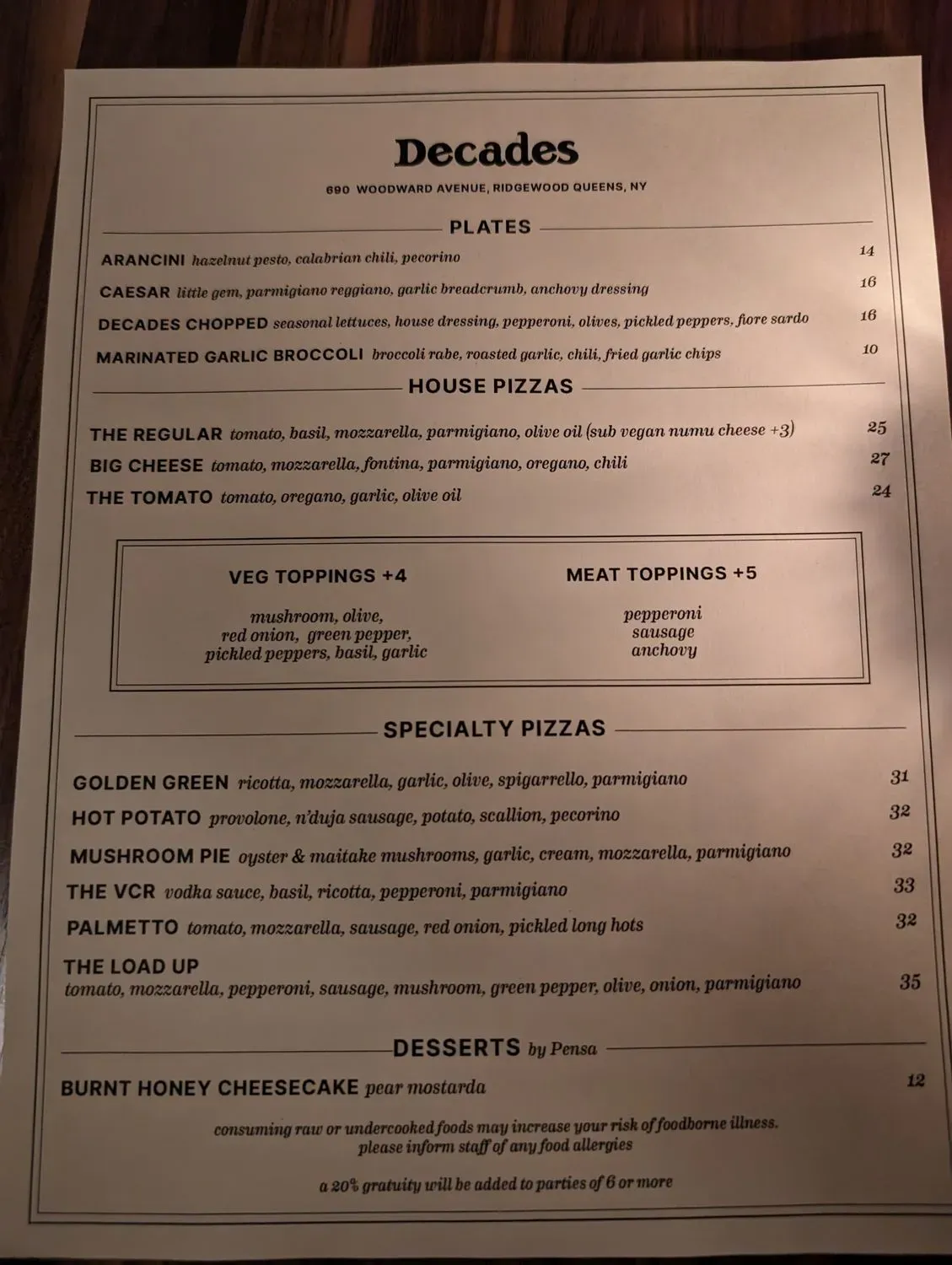 Menu 3