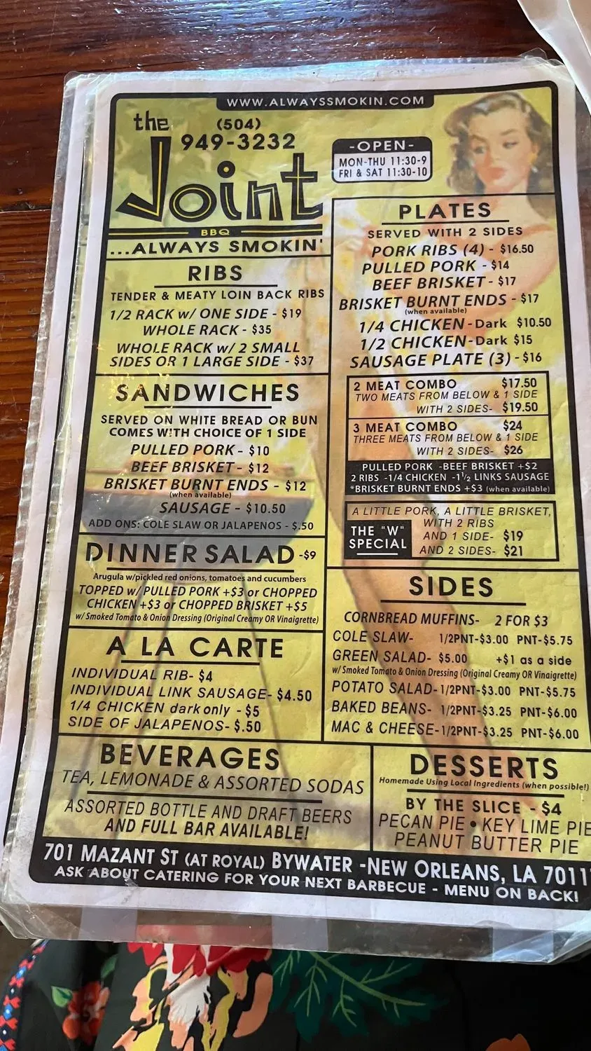 Menu 6