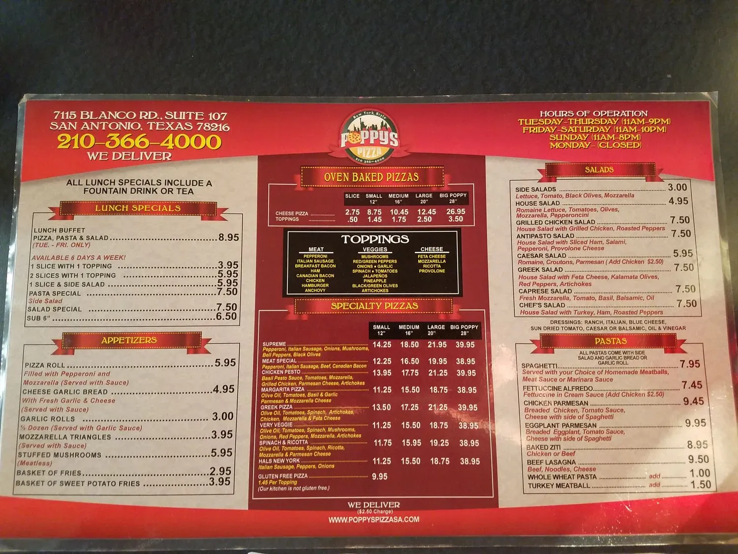 Menu 6