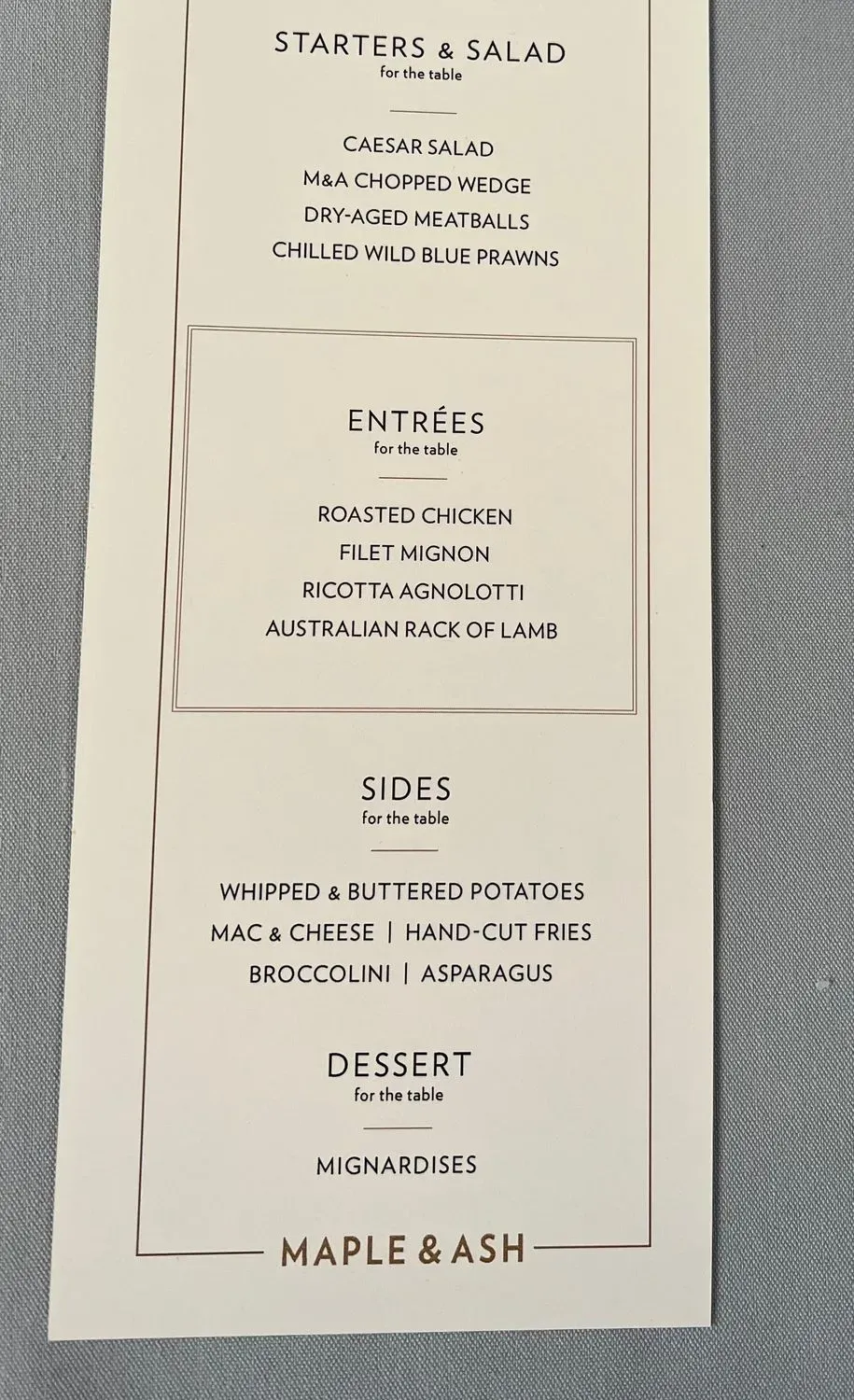 Menu 4