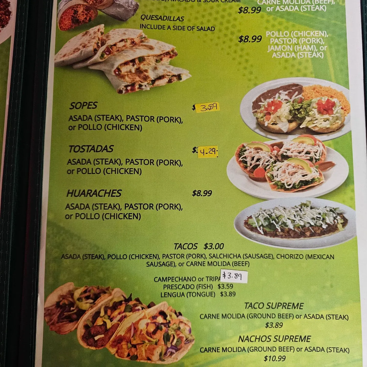 Menu 3