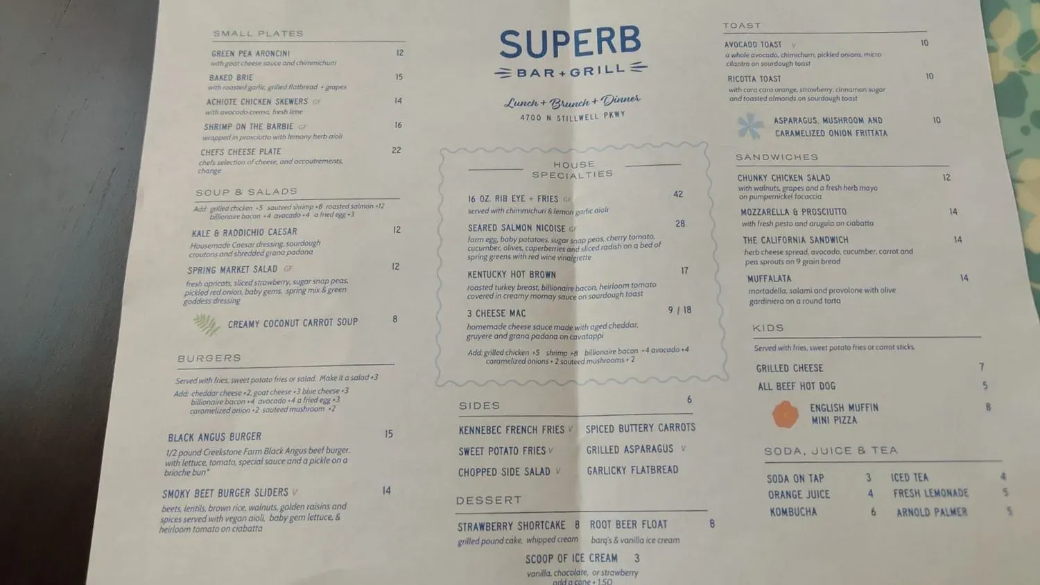 Menu 4