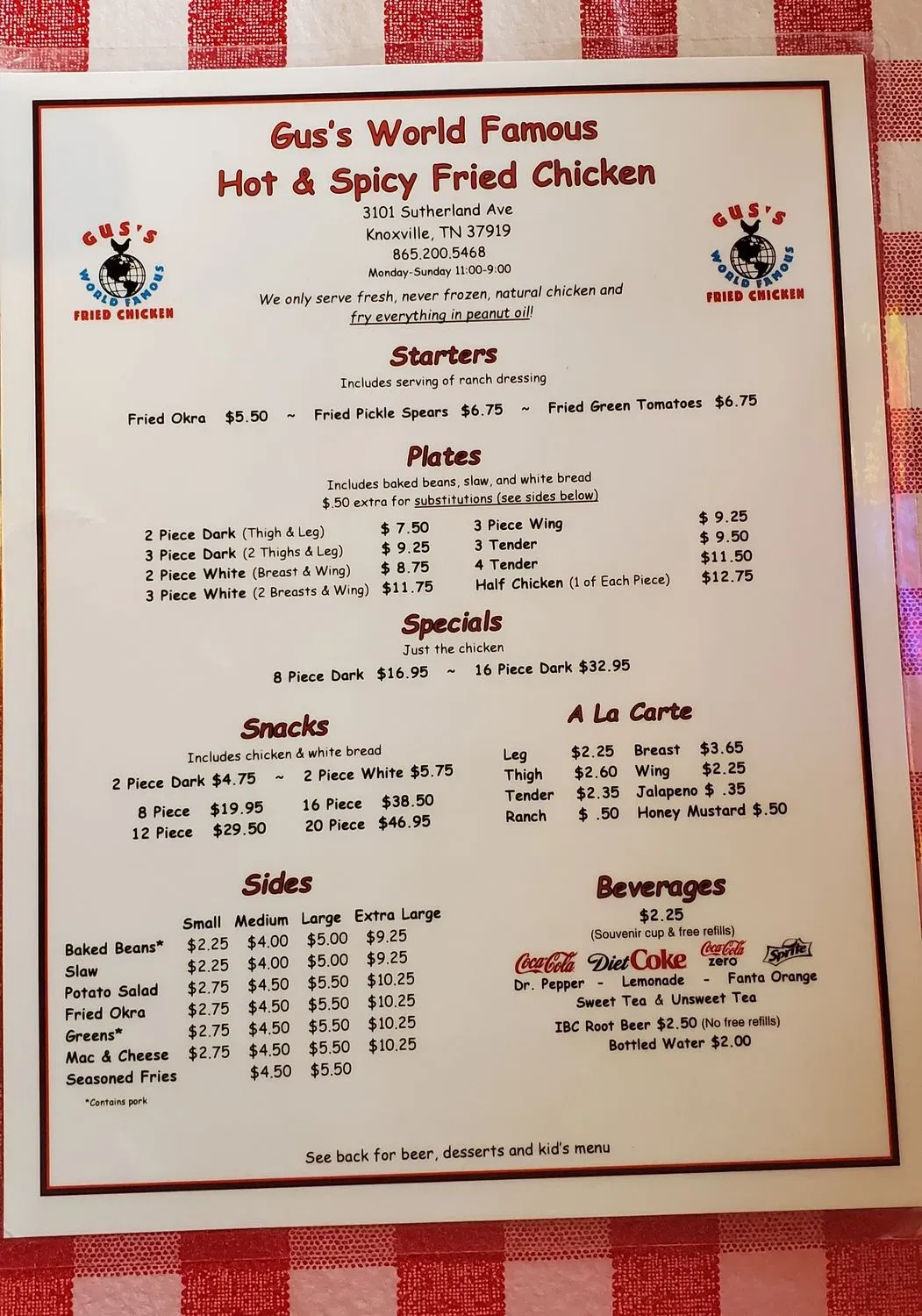 Menu 2