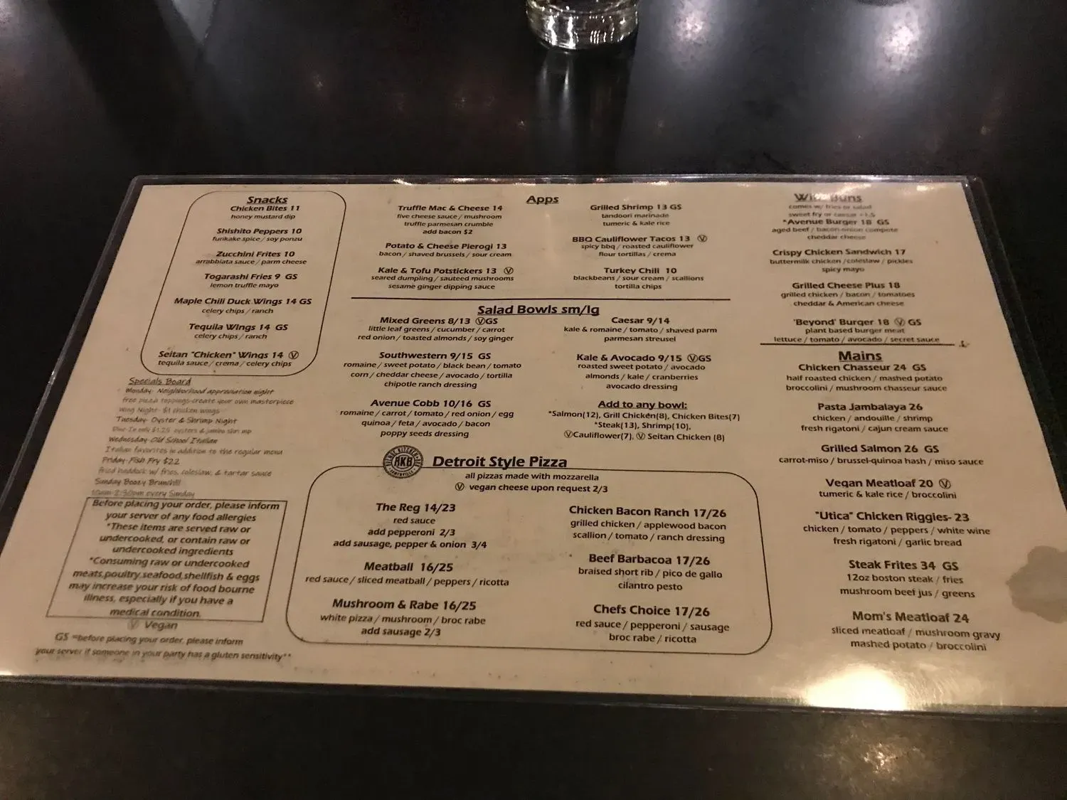 Menu 3