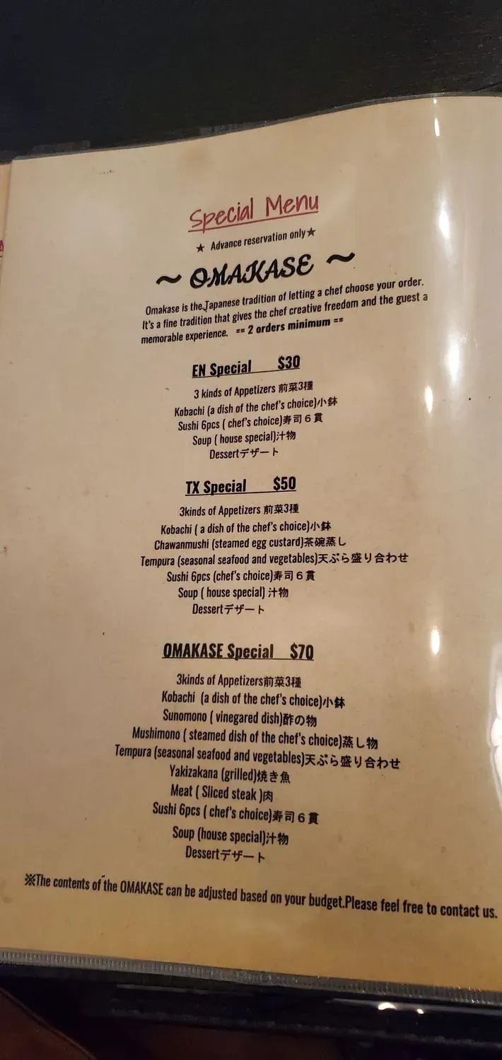 Menu 5