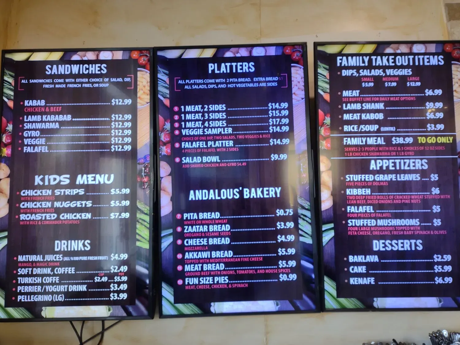 Menu 3