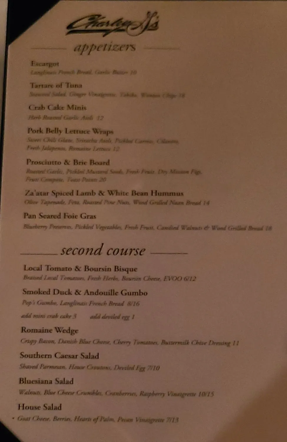 Menu 4