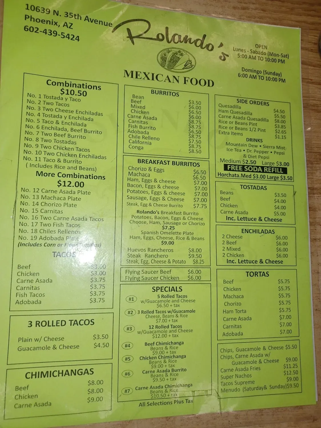 Menu 2