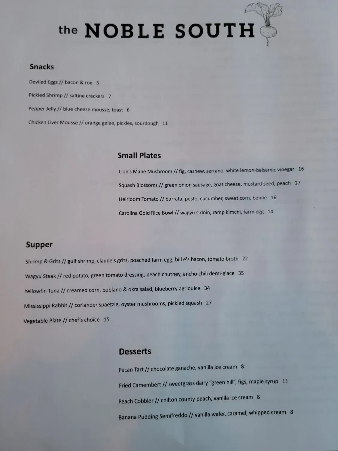 Menu 5