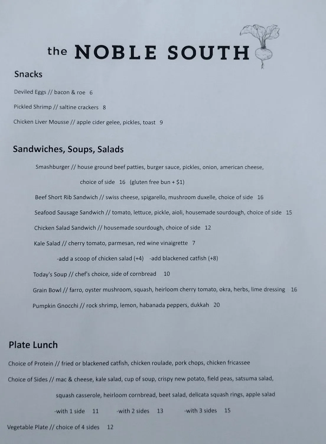 Menu 4