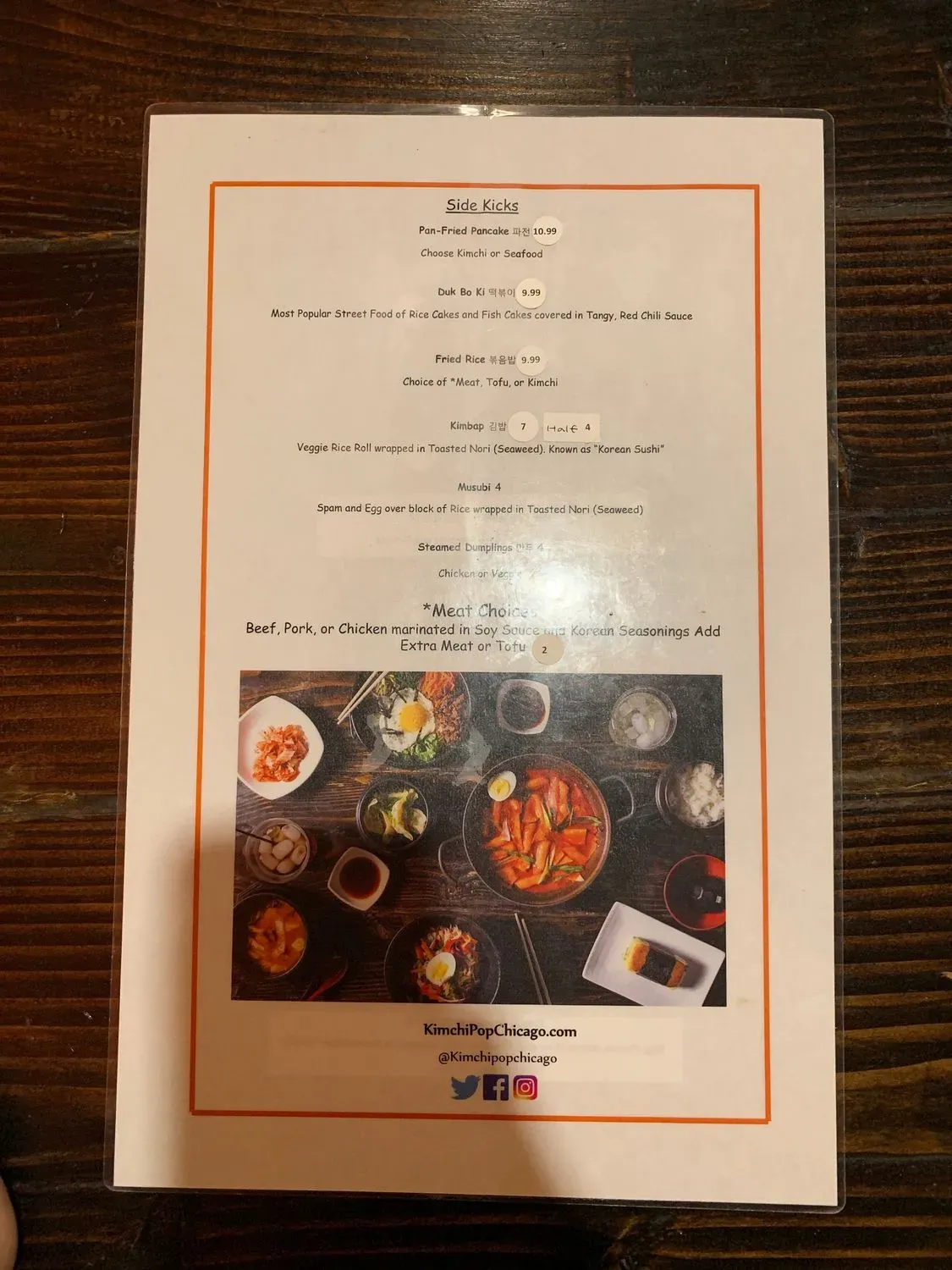 Menu 4