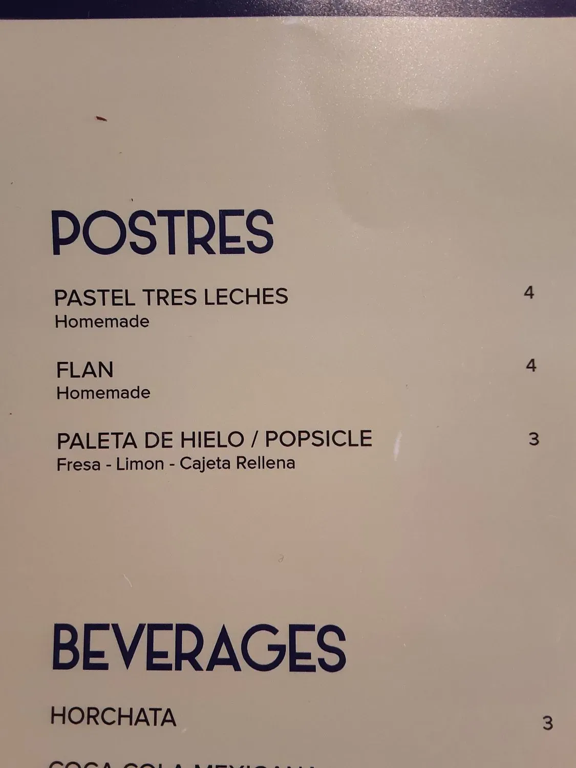 Menu 4