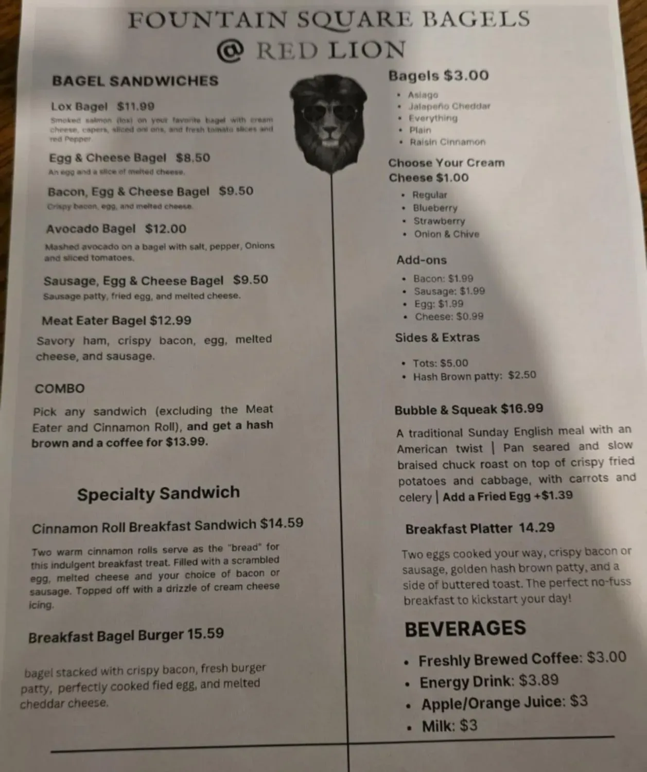 Menu 5