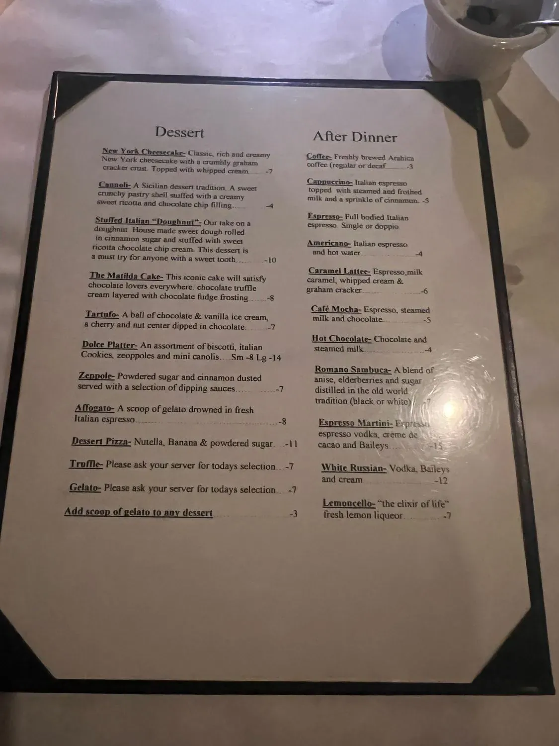 Menu 3