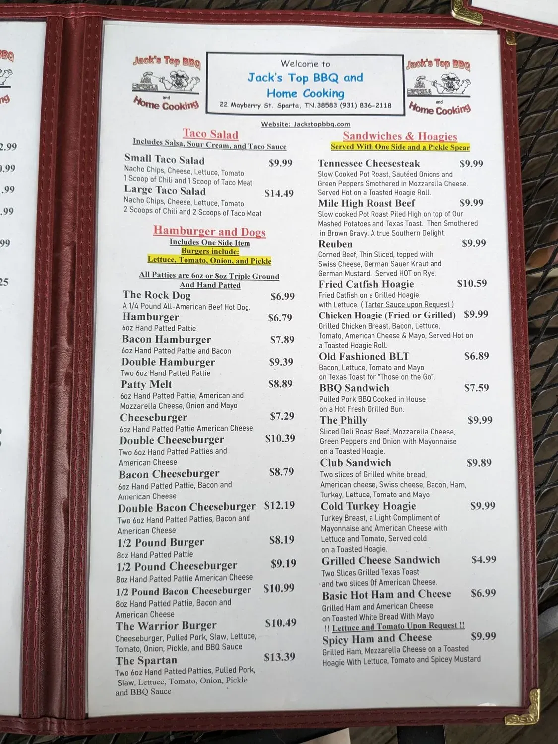 Menu 3