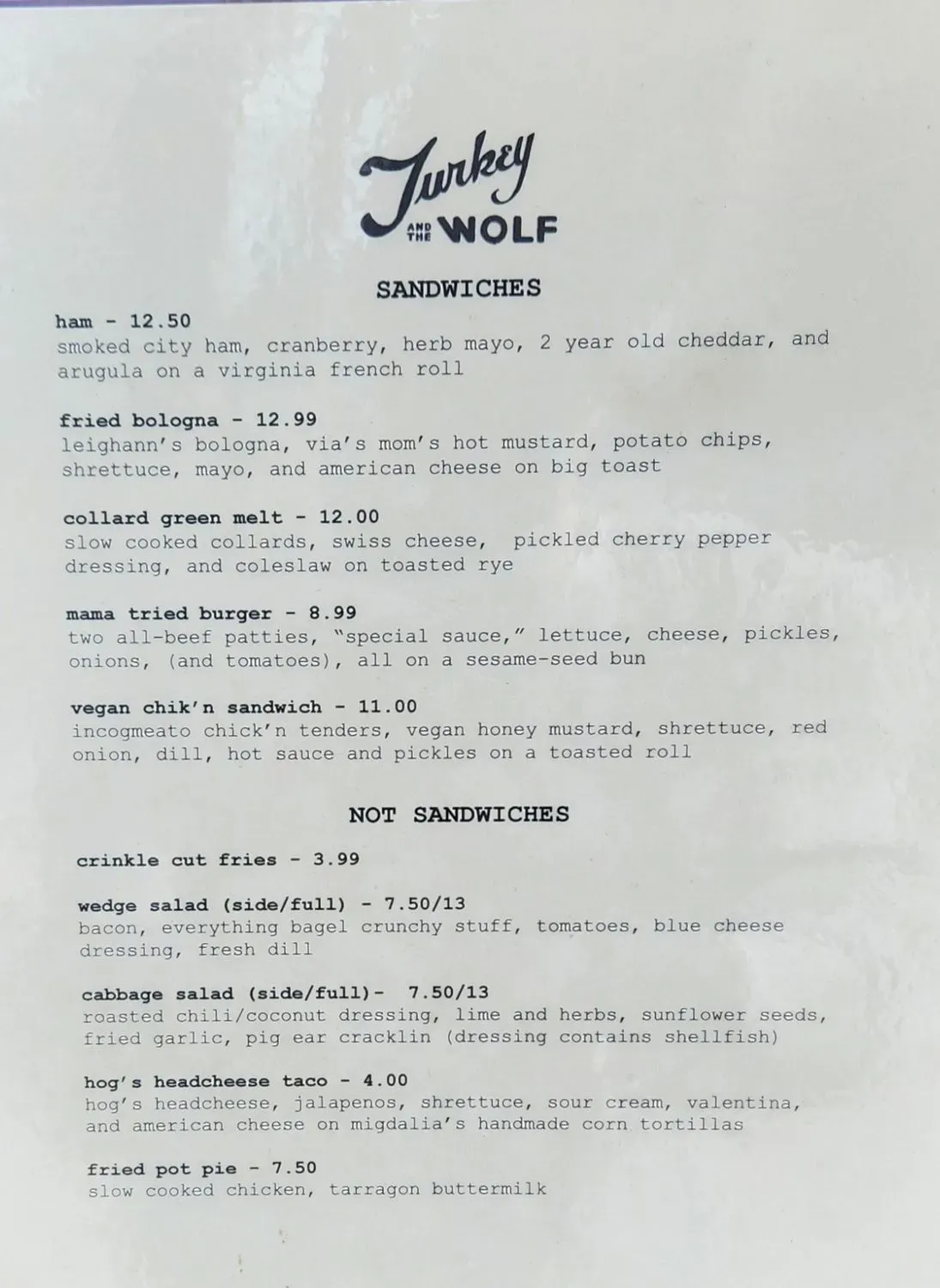 Menu 4