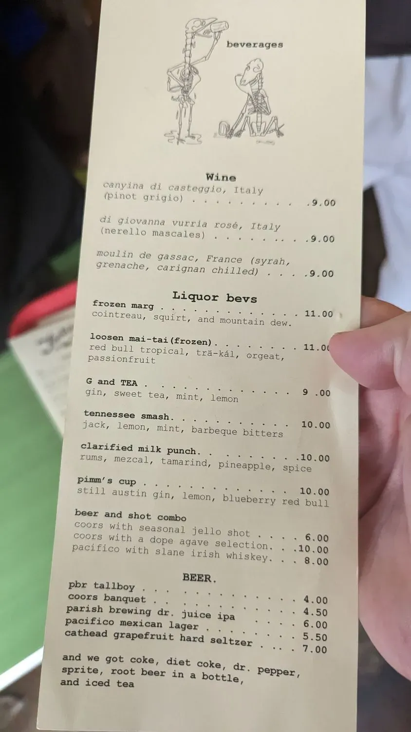 Menu 6