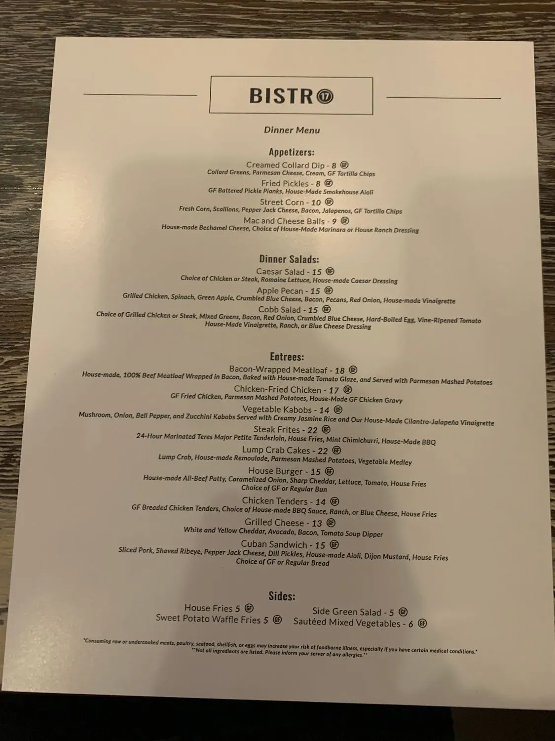 Menu 4