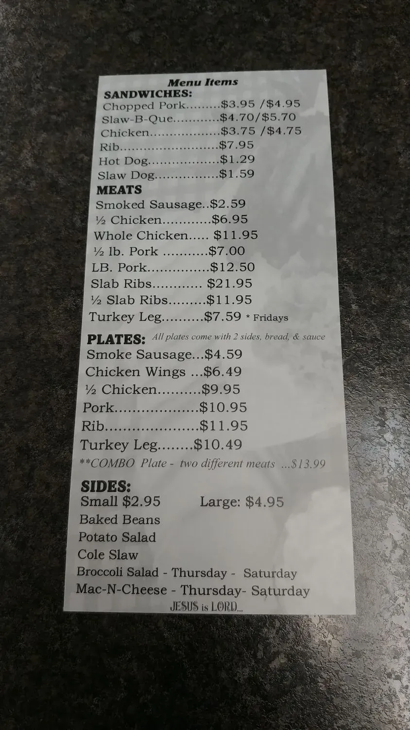 Menu 4