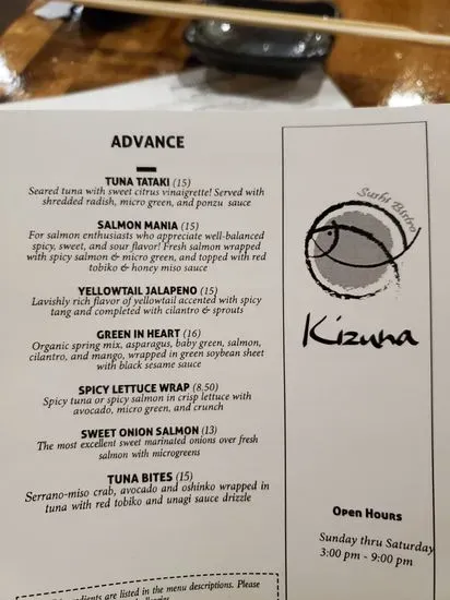 Menu 4