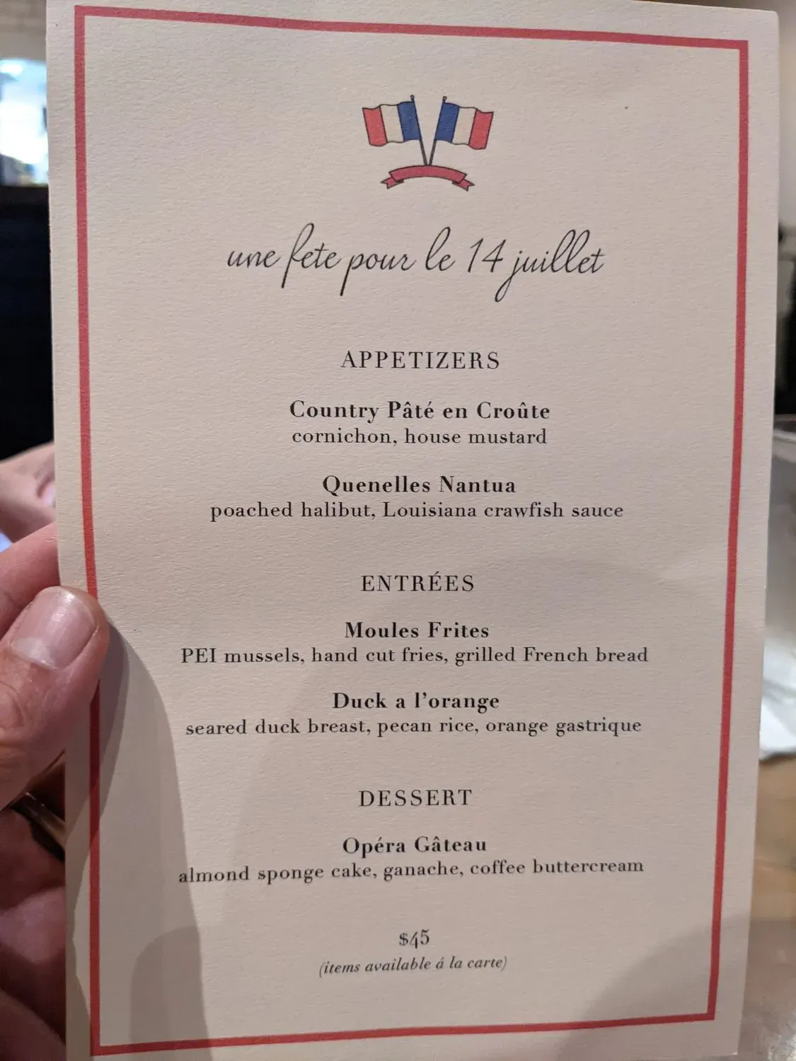 Menu 5