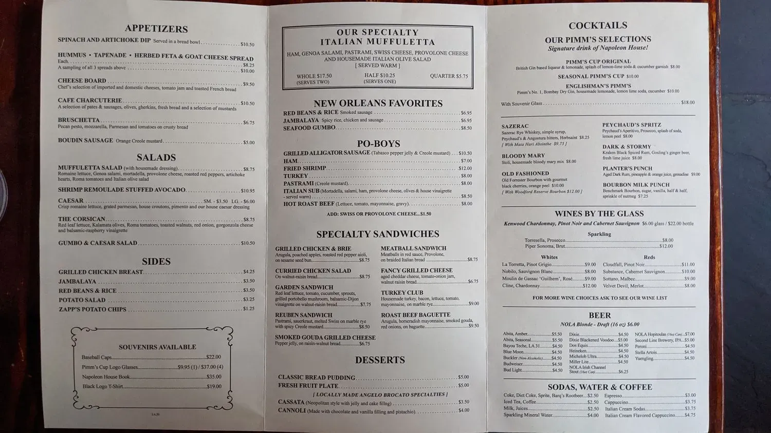 Menu 4