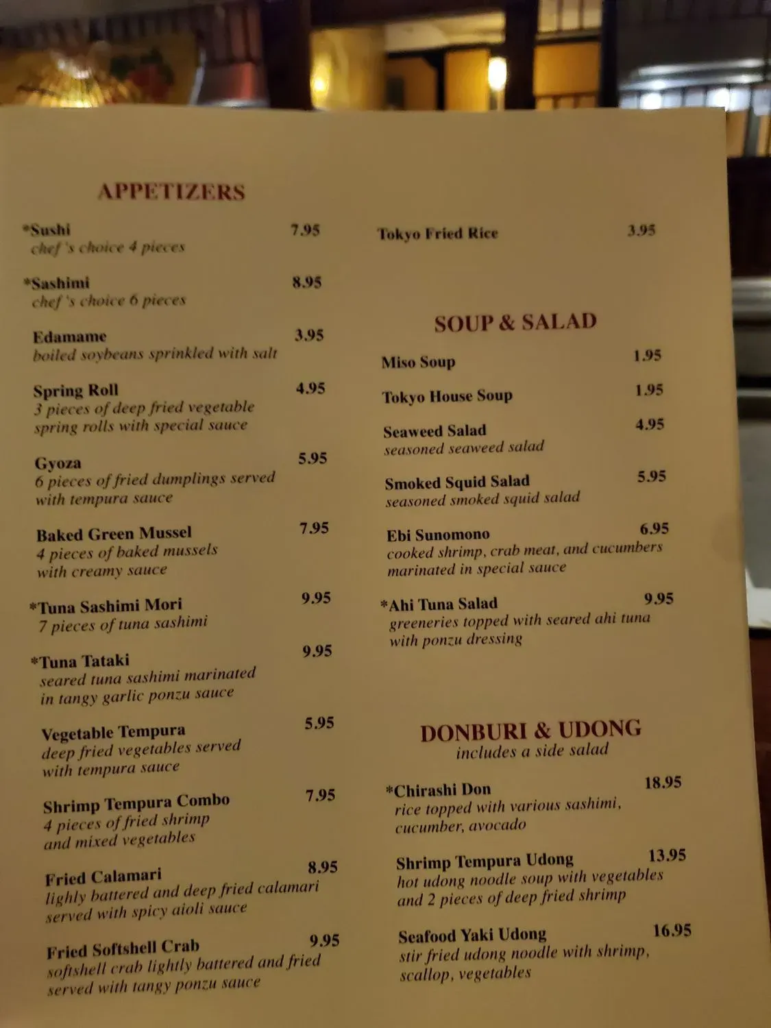 Menu 2