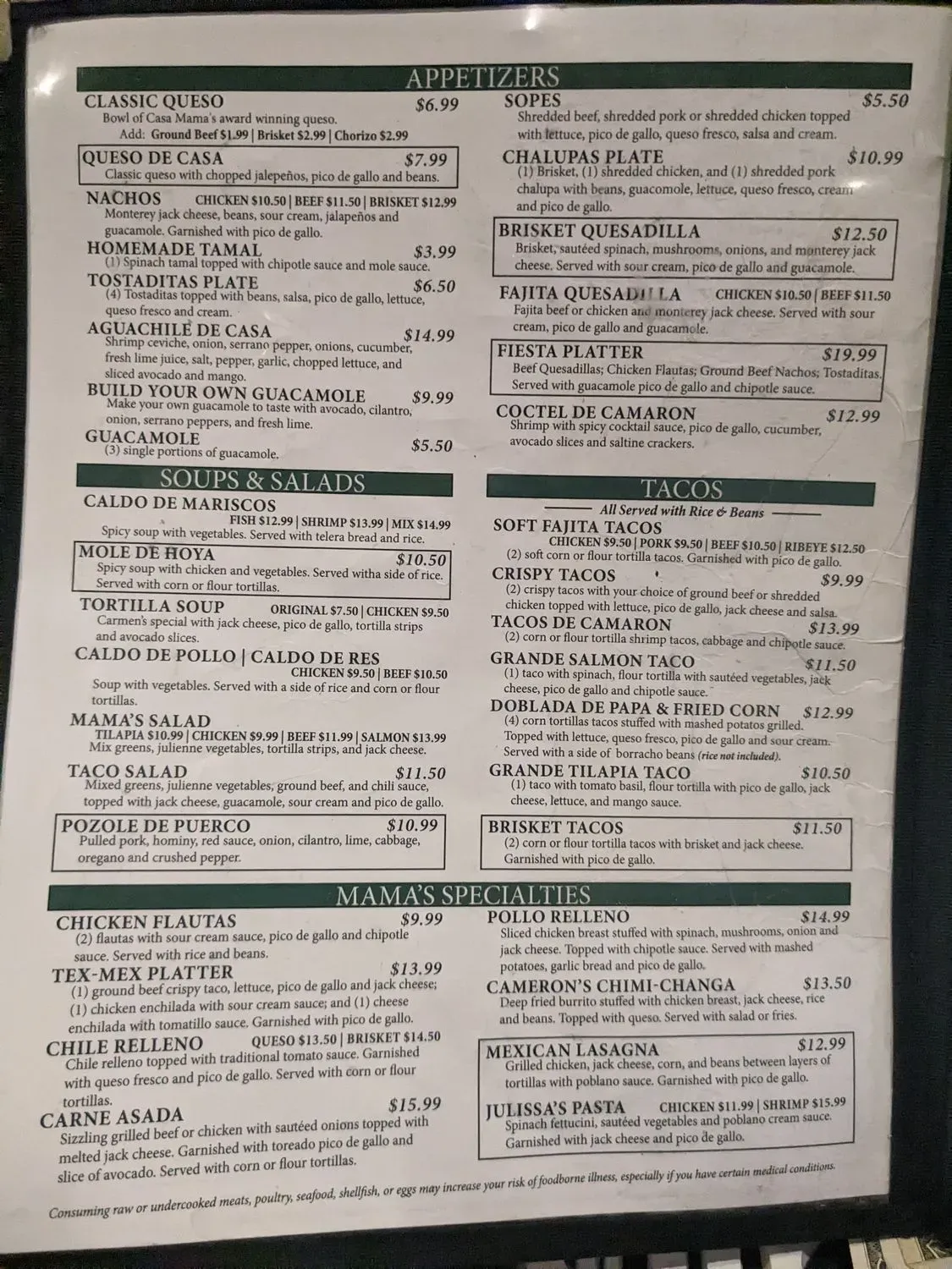 Menu 4