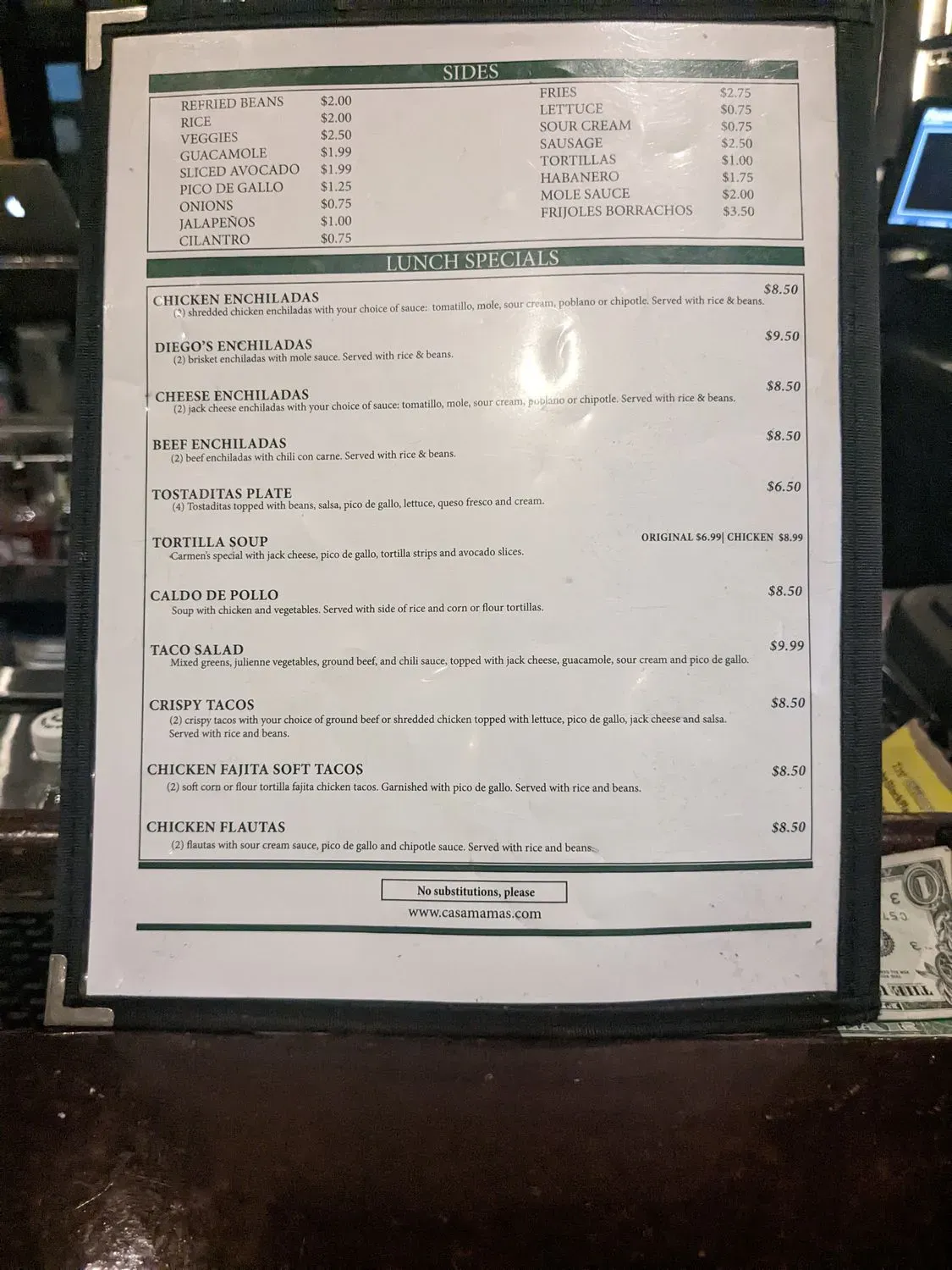 Menu 6