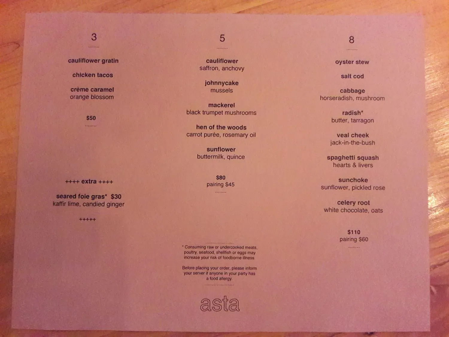 Menu 3