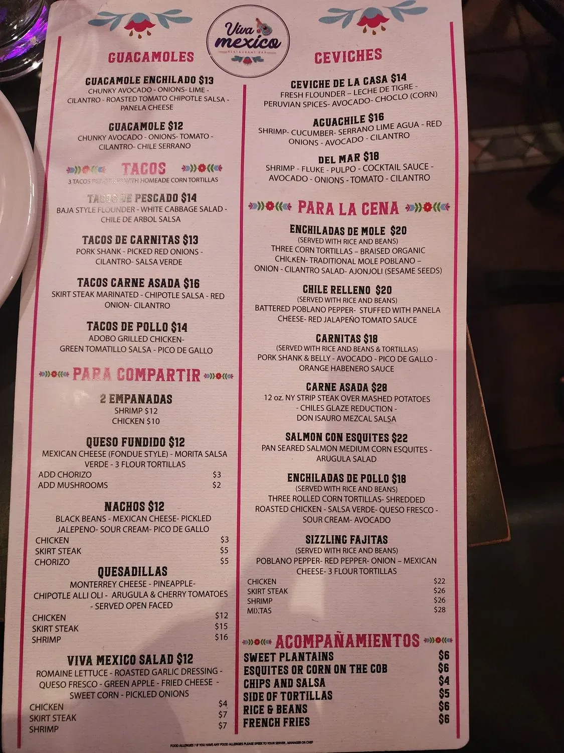 Menu 2