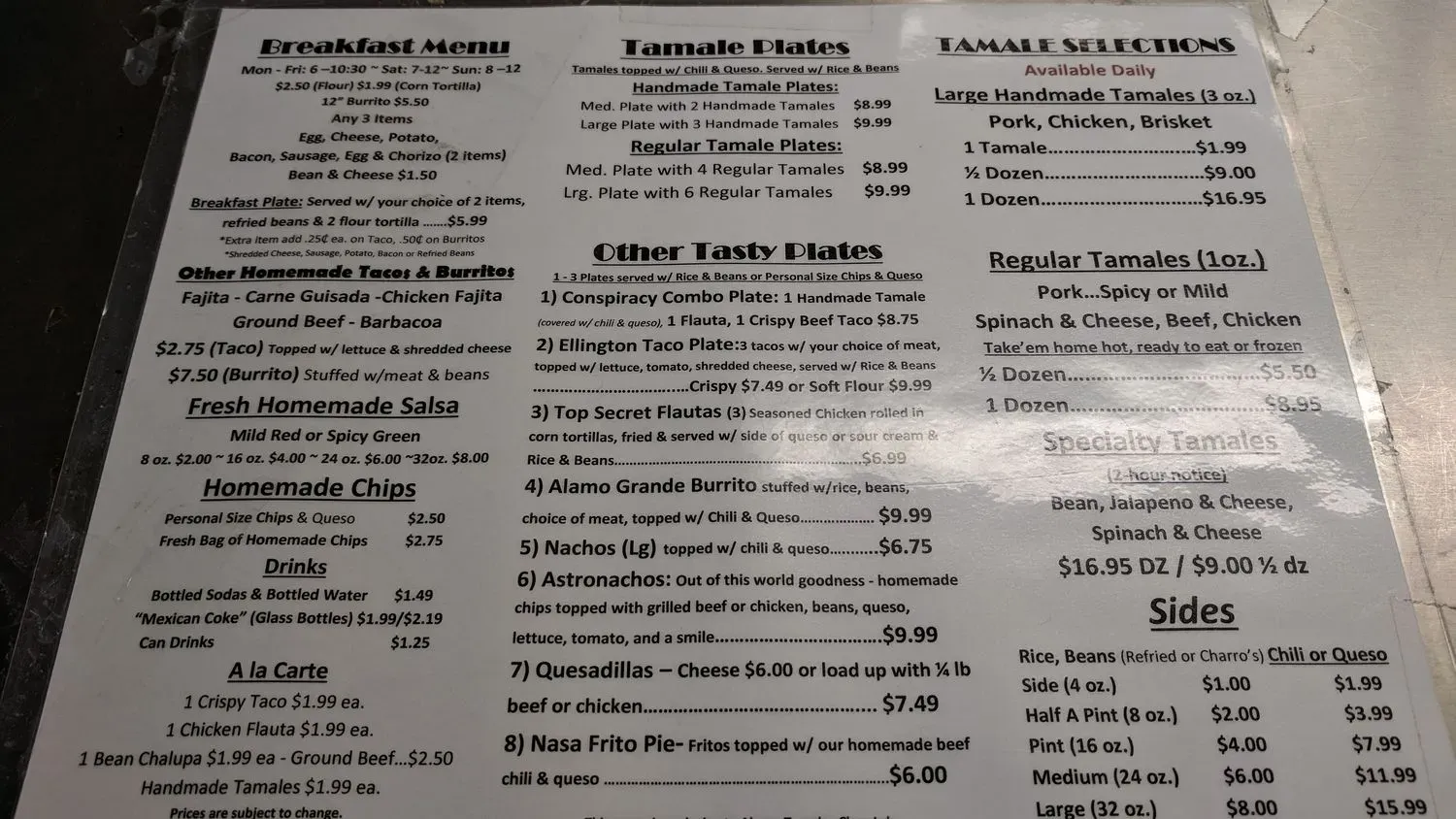 Menu 2