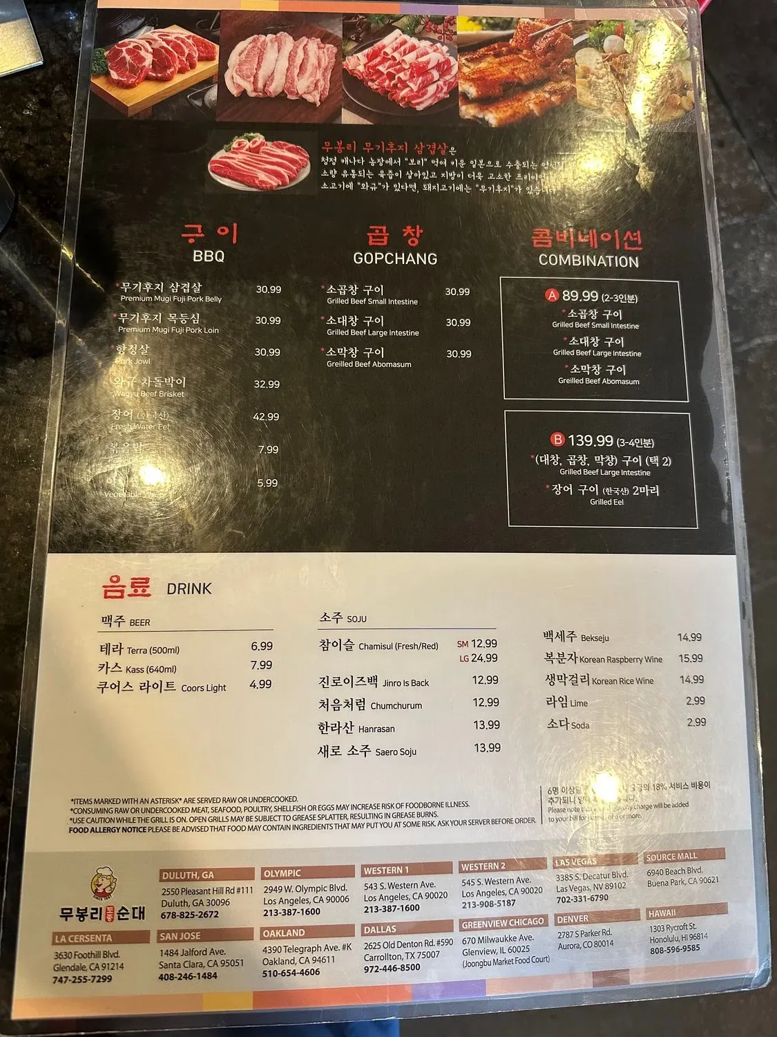 Menu 6