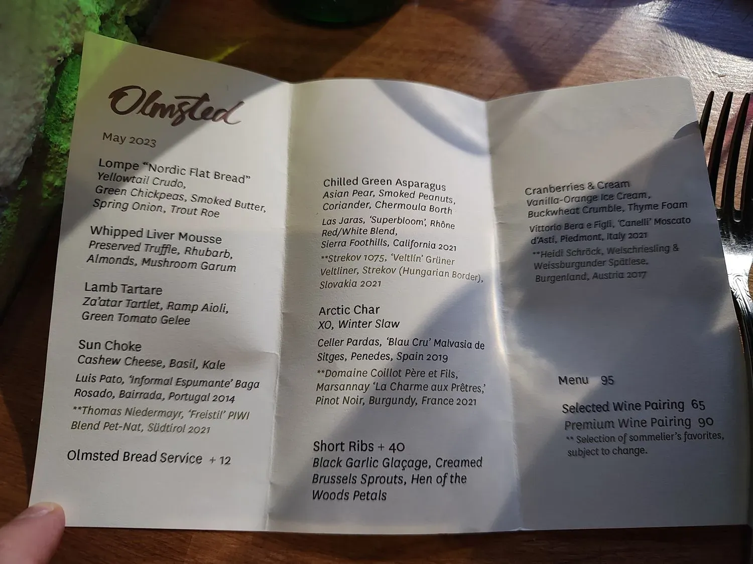 Menu 6