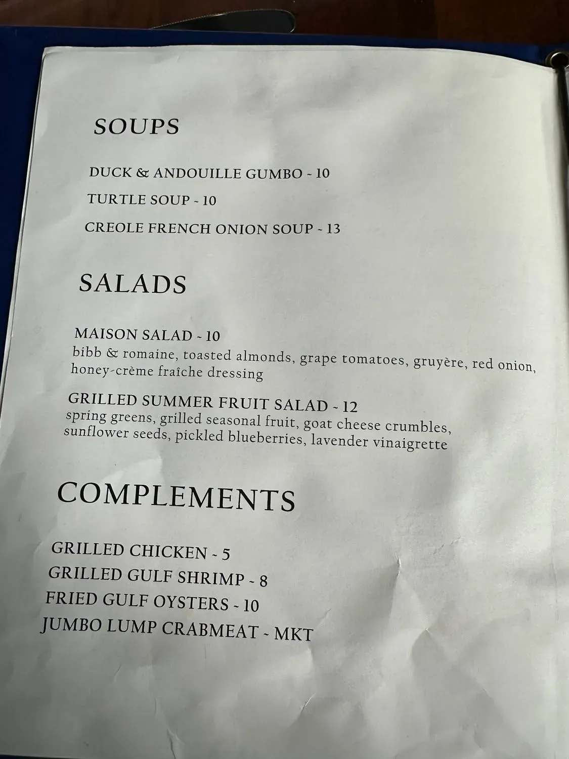 Menu 4